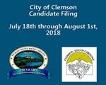 City of Clemson Candidate Filing (nonpartisan)
