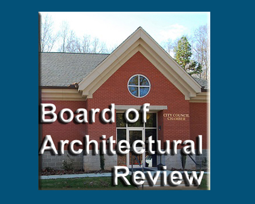 Board of Architectural Review Meeting - October 6, 2020