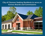 City of Clemson Seeks Volunteers for Boards and Commissions