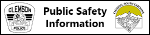 City of Clemson Public Safety Information